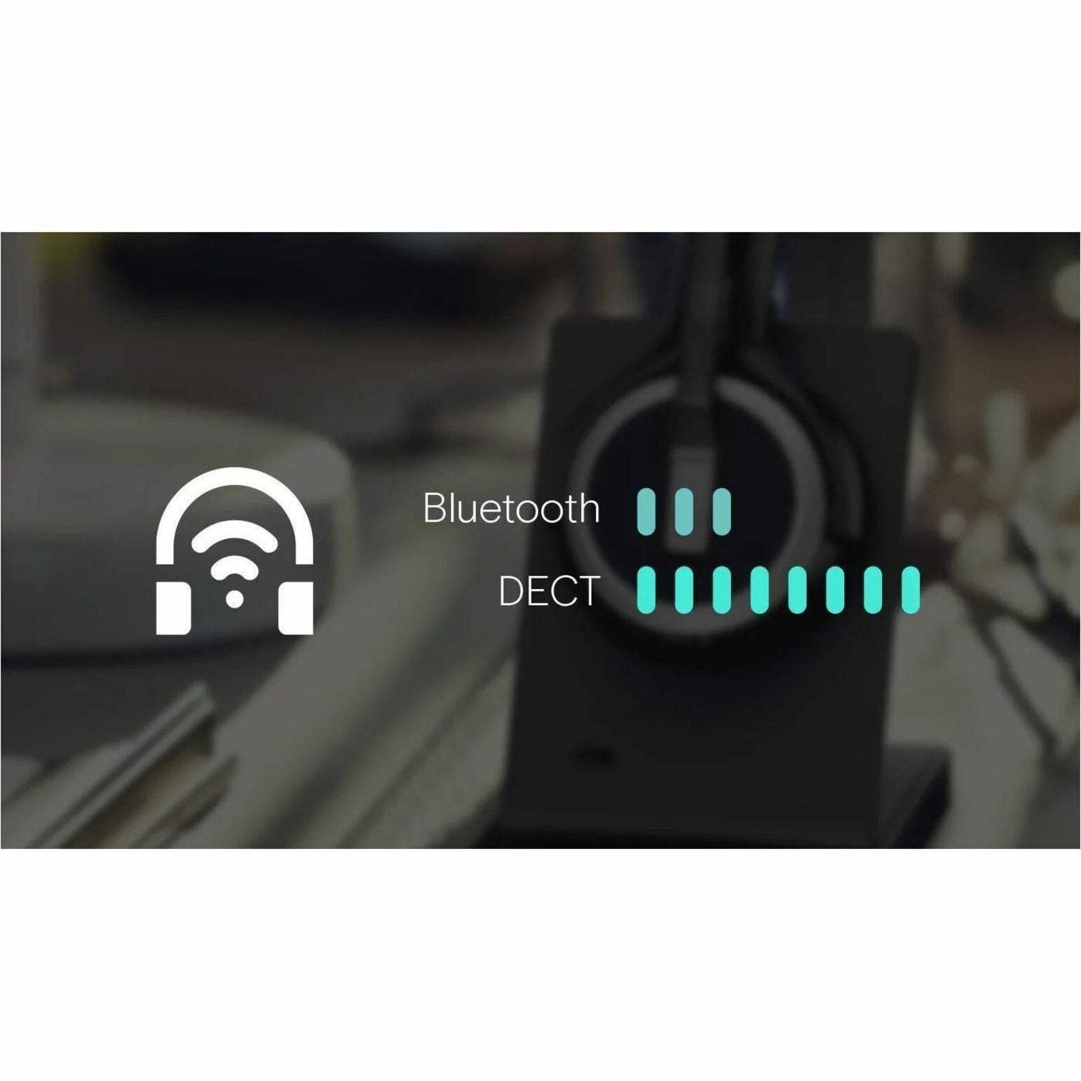 EPOS IMPACT 5000 Go Wireless Over-the-head, On-ear Stereo Headset - Black - Alternate view 7