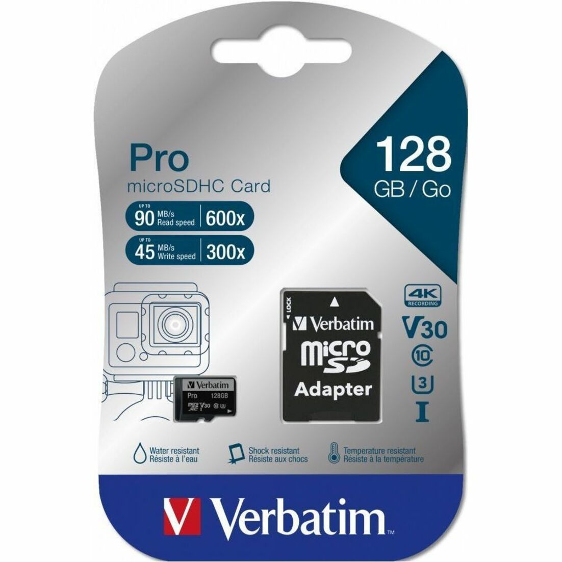 Verbatim Pro 128 GB Class 3/UHS-I (U3) microSDXC - Alternate view 8
