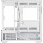 Asus Prime ASUS Prime AP202 Computer Case - Micro ATX, Mini ITX Motherboard Supported - Micro Tower - Tempered Glass - White - Alternate view 6