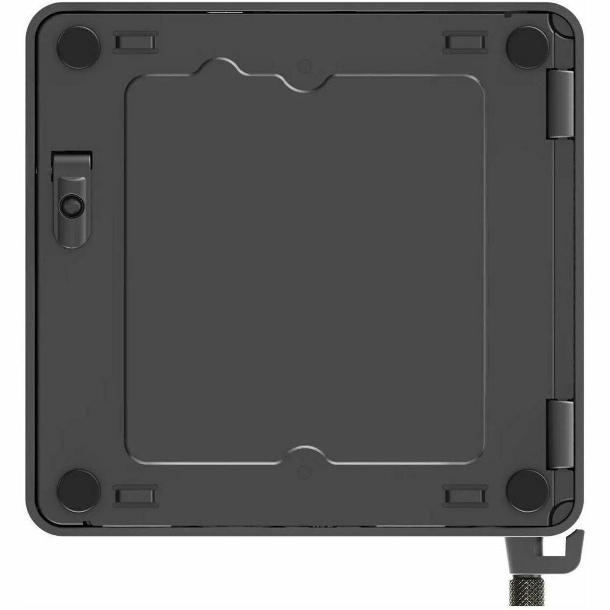 Asus NUC 15 Pro RNUC15CRKC7063C4 Desktop Computer - Intel Core 7 240H - 16 GB - 512 GB PCI Express NVMe 4.0 SSD - Mini PC - Black - Bottom view