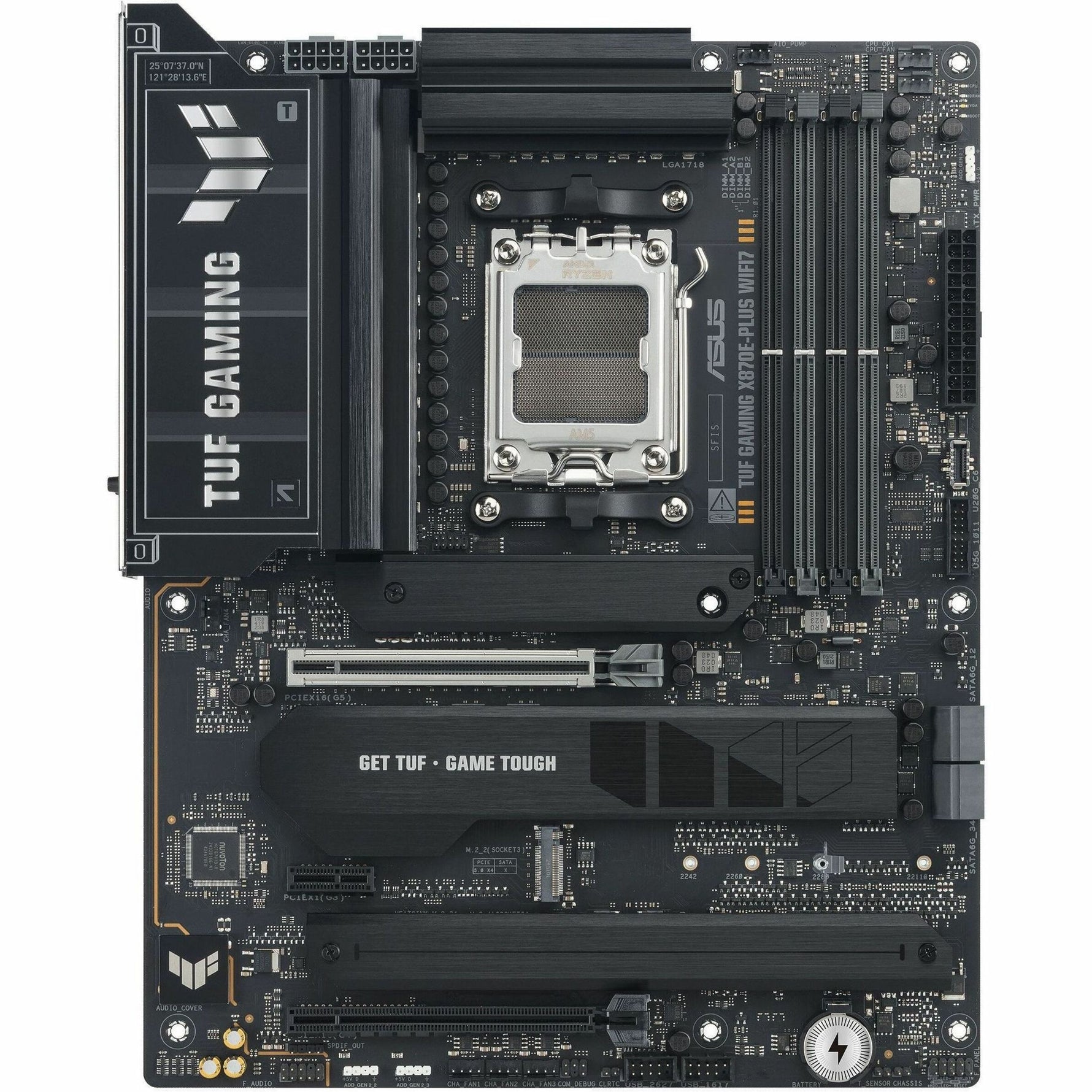 TUF X870E-PLUS WIFI7 Gaming Desktop Motherboard - AMD X870E Chipset - Socket AM5 - ATX
