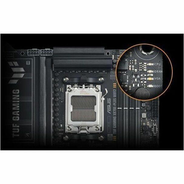 TUF X870E-PLUS WIFI7 Gaming Desktop Motherboard - AMD X870E Chipset - Socket AM5 - ATX - Alternate view 12