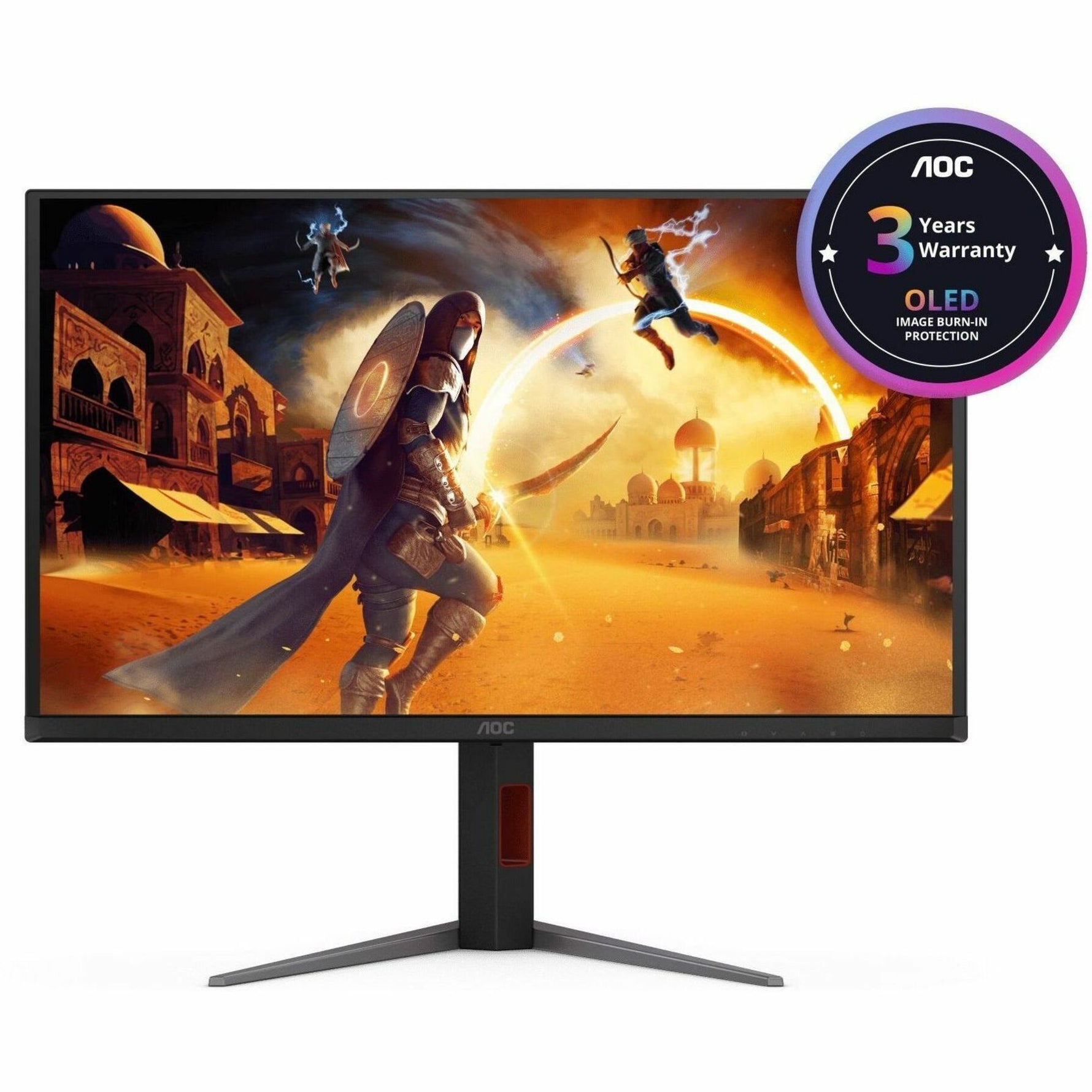 AOC Q27G4ZD 27' Class WQHD Gaming OLED Monitor - 16:9 - Black, Red - Alternate view 7