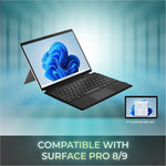 Adesso Portable Keyboard/Cover Case for 33 cm (13') Microsoft Surface Pro 8, Surface Pro 9 Tablet - Alternate view 6