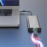 j5create Mini Dock JCD398 USB Type C Docking Station for Notebook, MacBook, Flash Drive - Charging Capability - Space Gray - Desktop - Alternate view 6