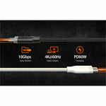 j5create JUCX19L12B 1.19 m USB-C A/V/Power/Data Transfer Cable - 1 - Alternate view 9