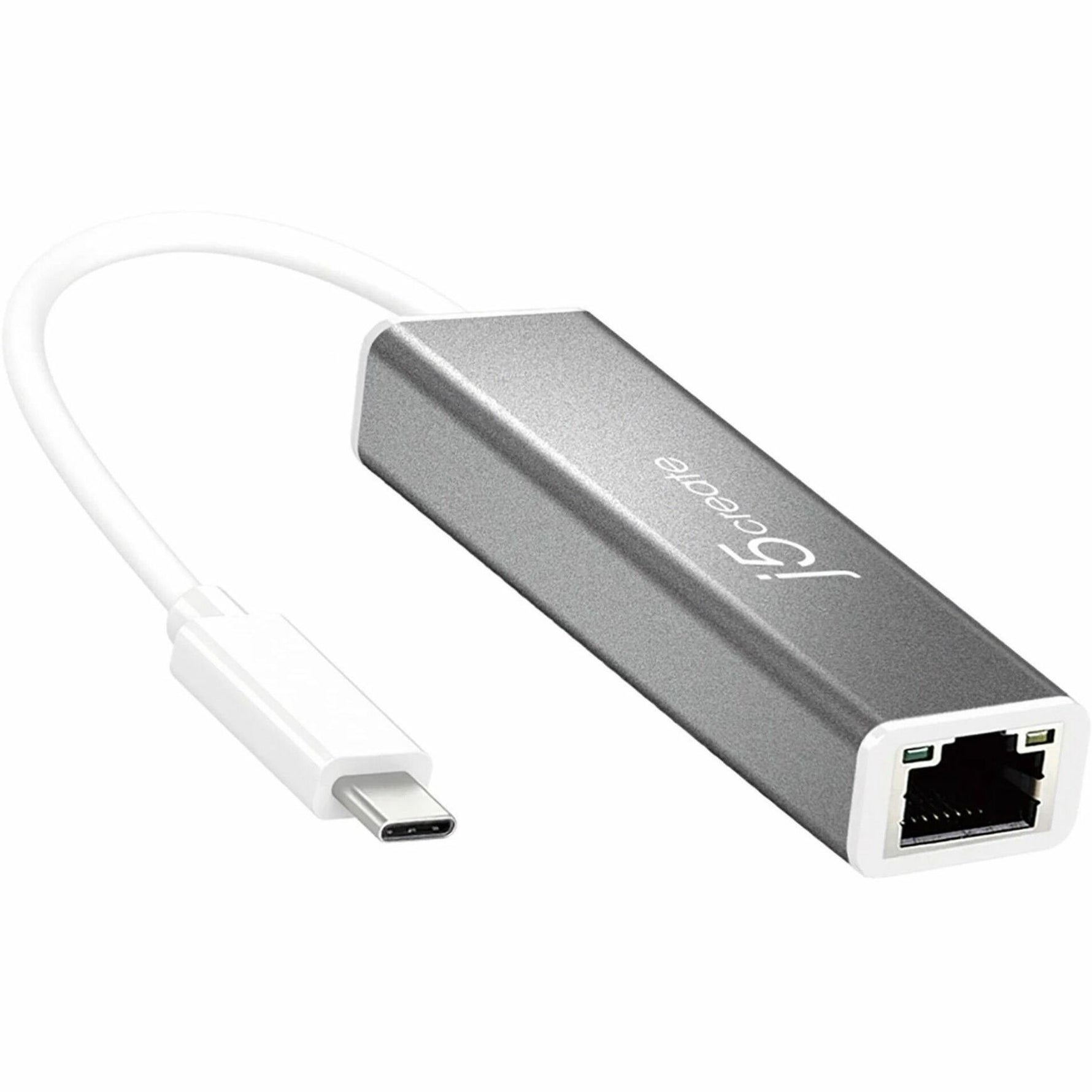 j5create JCE133G Gigabit Ethernet Adapter for MacBook, Ultrabook - 10/100/1000Base-T - Portable
