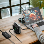 j5create JCD3199 USB Type C Docking Station for TV - Charging Capability - Memory Card Reader - SD - Space Gray - Alternate view 13