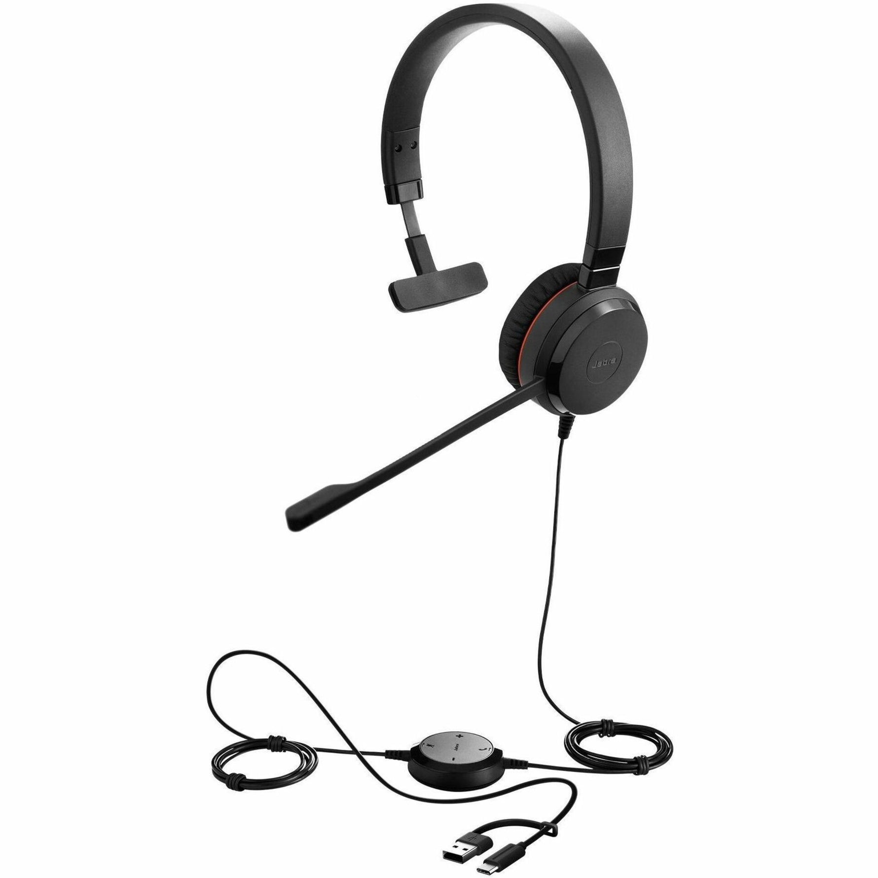 Jabra Evolve 20SE Wired On-ear, Over-the-head Mono Headset