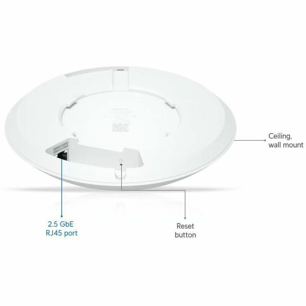 Ubiquiti U7 Long-Range Dual Band Wi-Fi 7 IEEE 802.11n/ac/ax/be/v/r/k 4.30 Gbit/s Wireless Access Point