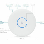 Ubiquiti U7 Pro U7 Pro XGS Tri Band Wi-Fi 7 IEEE 802.11n/ac/ax/be/v/r/k 8.60 Gbit/s Wireless Access Point - Yes