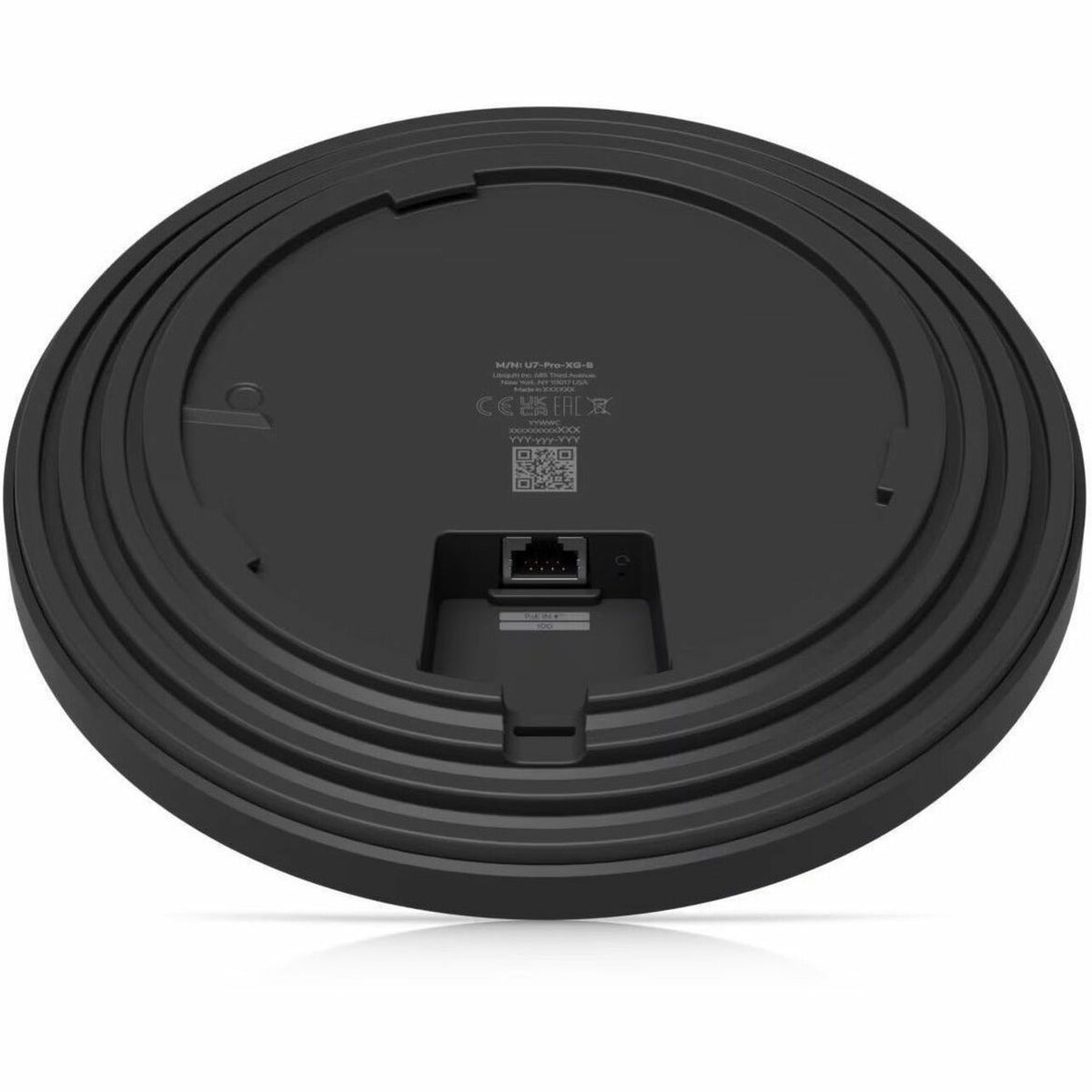 Ubiquiti U7 Pro XG Tri Band Wi-Fi 7 IEEE 802.11n/ac/ax/be/v/r/k 5.80 Gbit/s Wireless Access Point - Black