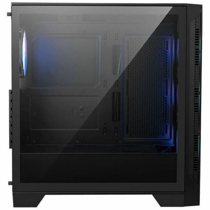 MSI MAG FORGE 321R AIRFLOW Gaming Computer Case - Mini ITX, Micro ATX, ATX Motherboard Supported - Mid-tower - Mesh, Tempered Glass - Right view
