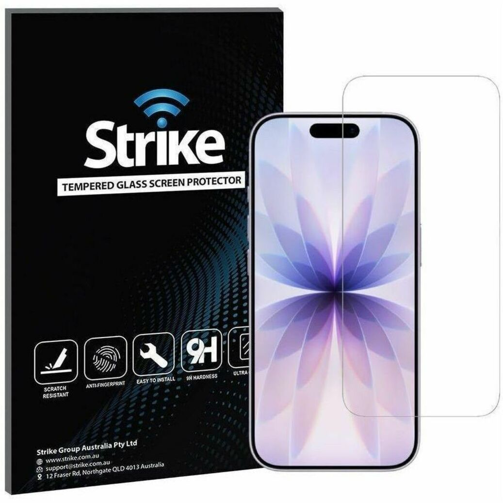 Strike 9H Tempered Glass Screen Protector for Apple iPhone 17