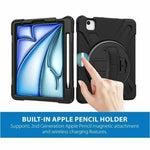 Strike Rugged Rugged Case for Apple iPad Air 11 (2024), iPad Air 11 (2025) Tablet - Texture - Black - Alternate view 6