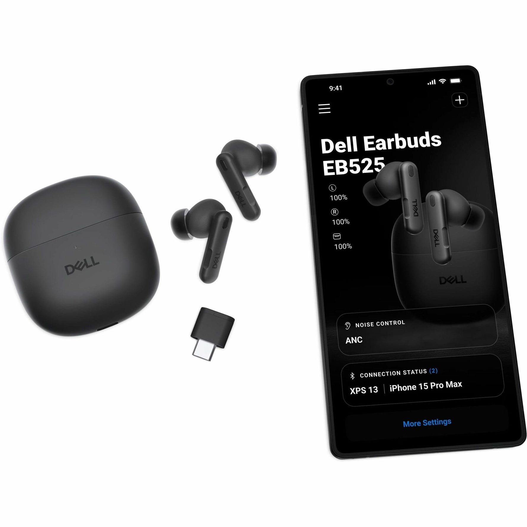 Dell Pro Plus EB525 True Wireless Earbud Stereo Earset - Alternate view 8