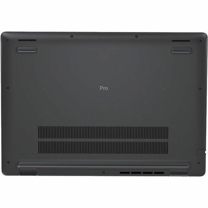 Dell Pro 16 PC16250 16' Notebook - Full HD Plus - 60 Hz - Intel Core Ultra 7 255U - 16 GB - 512 GB SSD - English (US) Keyboard - Magnetite - Bottom view
