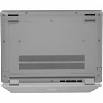 Dell Pro 14 PC14255 14' Copilot+ PC Notebook - Full HD Plus - 60 Hz - AMD Ryzen AI 7 PRO 350 - 16 GB - 512 GB SSD - English (US) Keyboard - Platinum Silver - Bottom view