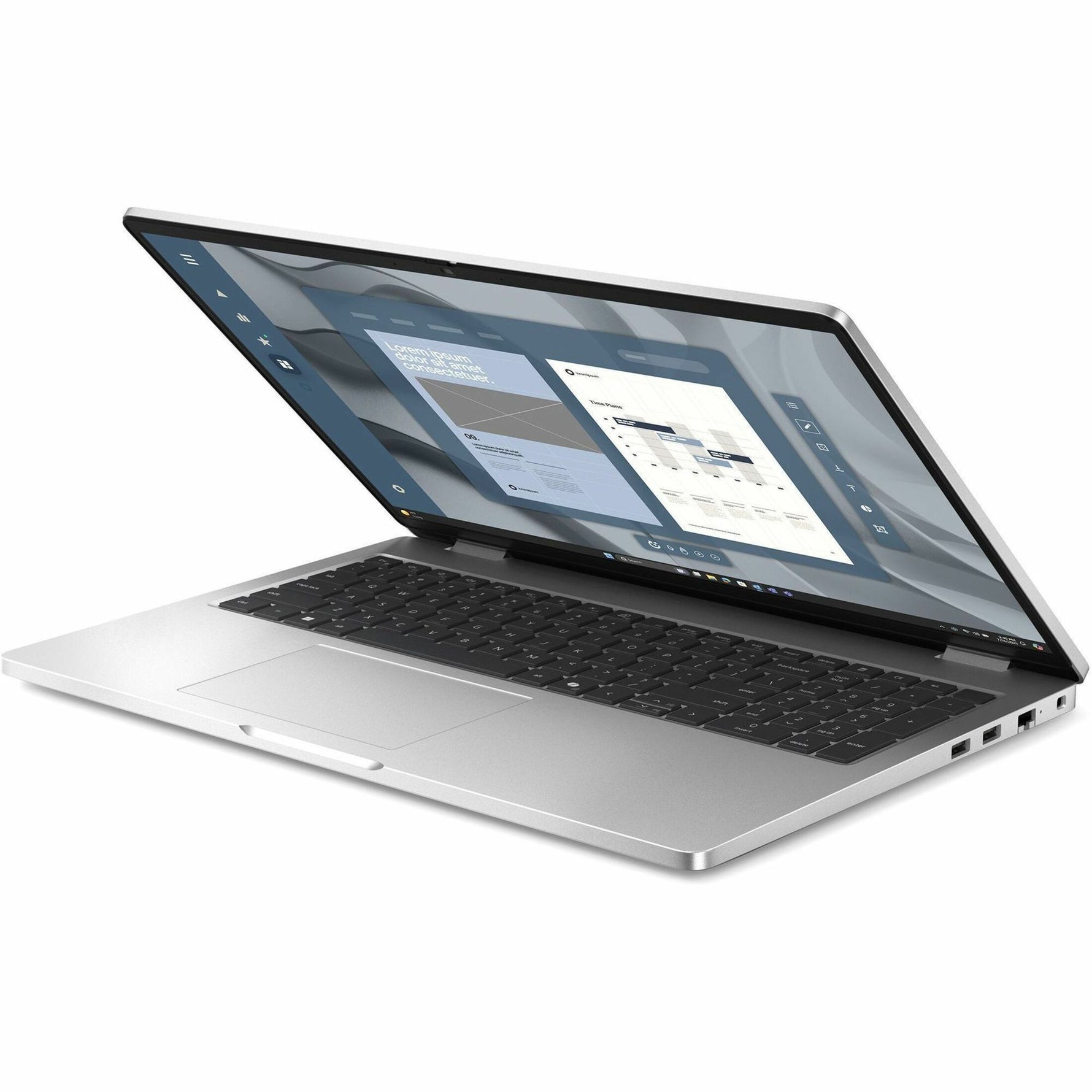 Dell Pro 16 PC16255 16' Copilot+ PC Notebook - Full HD Plus - 60 Hz - AMD Ryzen AI 7 PRO 350 - 16 GB - 512 GB SSD - English (US) Keyboard - Platinum Silver - Alternate view 7