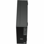 Dell Pro Slim QCS1255 Desktop Computer - AMD Ryzen 7 8700G - 16 GB - 512 GB PCI Express NVMe 4.0 SSD - Slim PC - Standard Black - Top view