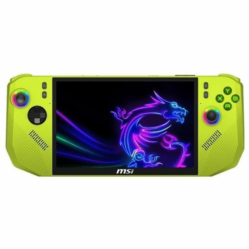 MSI 20.3 cm (8') Display Touchscreen Claw A8 BZ2EM Handheld Game Console - Neon Green