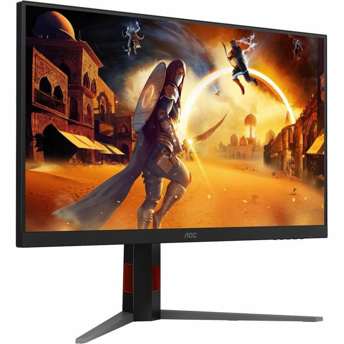 AOC U32G4 32' Class 4K UHD Gaming LED Monitor - Red, Black