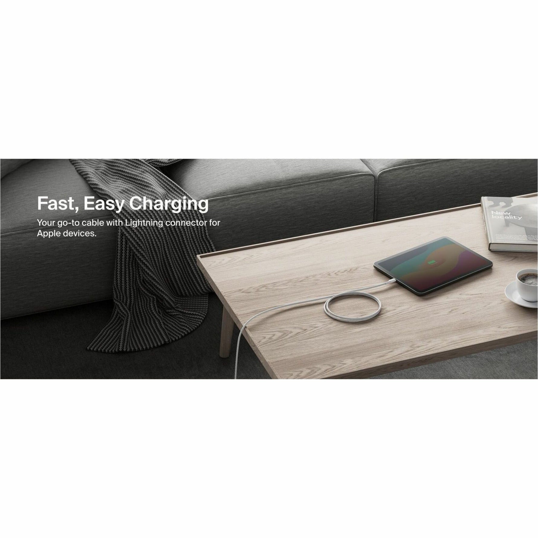 Belkin BoostCharge Pro 1 m Lightning/USB-C Data Transfer Cable - Alternate view 8