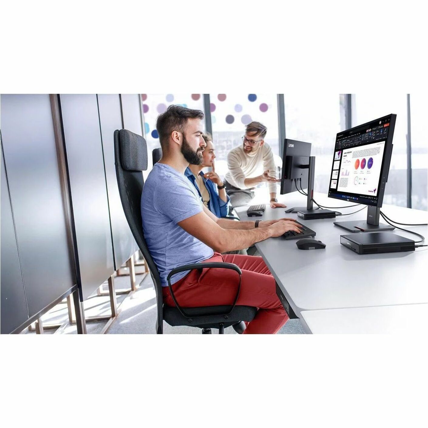 Lenovo ThinkCentre neo 50q Gen 5 13B9005EAU Desktop Computer - Intel Core i5 13th Gen i5-13420H - 16 GB - 512 GB PCI Express NVMe 4.0 x4 SSD - Tiny - Black