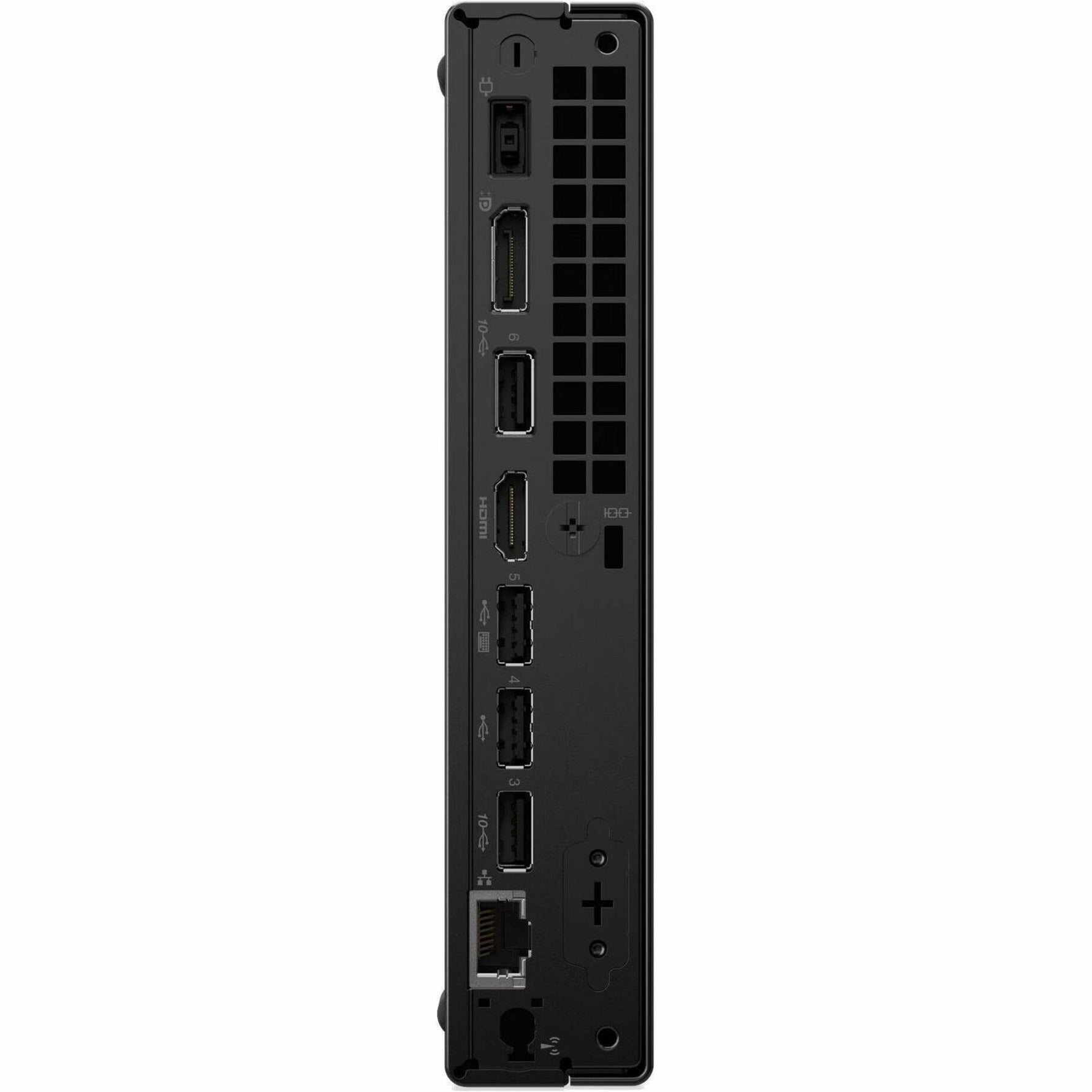 Lenovo ThinkCentre neo 50q Gen 5 13B9005DAU Desktop Computer - Intel Core i5 13th Gen i5-13420H - 16 GB - 256 GB PCI Express NVMe 4.0 x4 SSD - Tiny - Black