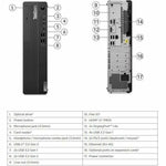 Lenovo ThinkCentre M90s Gen 4 12HRS10J00 Desktop Computer - Intel Core i5 13th Gen i5-13500 - vPro Technology - 16 GB - 512 GB PCI Express NVMe 4.0 x4 SSD - Small Form Factor - Black