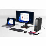 Lenovo ThinkCentre neo 50s Gen 5 12XF003LAU Desktop Computer - Intel Core i7 14th Gen i7-14700 - 16 GB - 512 GB PCI Express NVMe 4.0 x4 SSD - Small Form Factor - Black, Grey
