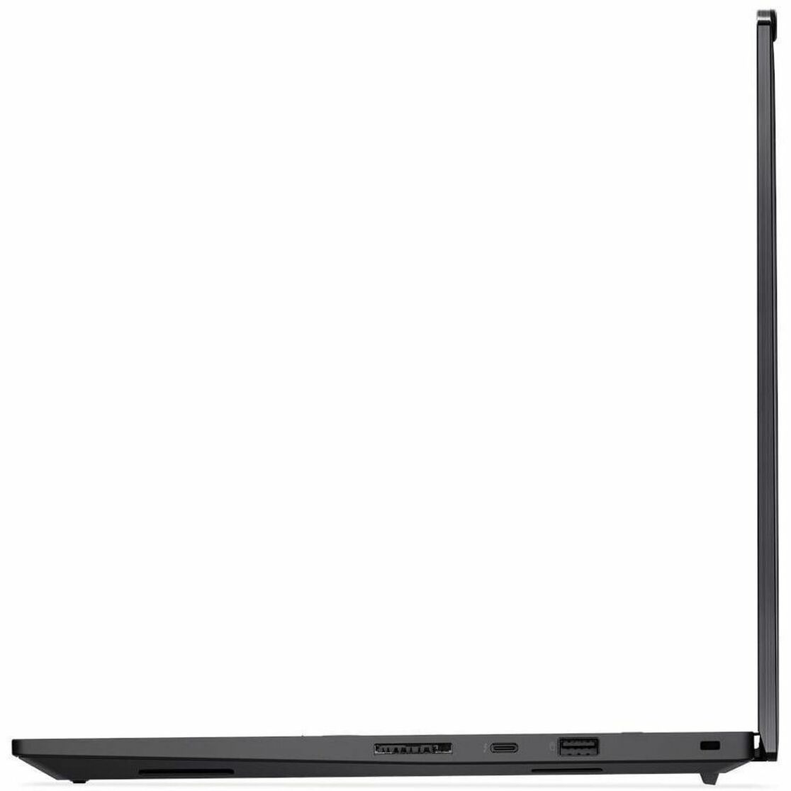 Lenovo ThinkPad P1 Gen 8 21Q8002DAU 16' Mobile Workstation - WQUXGA - 60 Hz - Intel Core Ultra 7 255H - Intel Evo Platform - 32 GB - 1 TB SSD - English Keyboard - Black - Left view