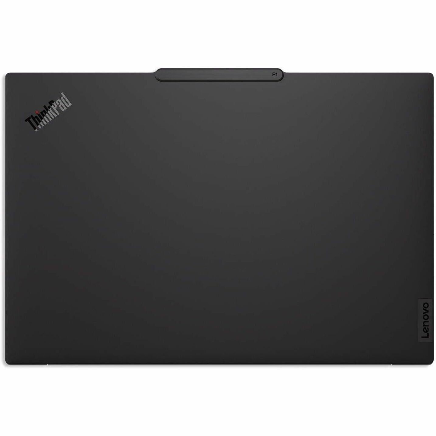 Lenovo ThinkPad P1 Gen 8 21Q8002DAU 16' Mobile Workstation - WQUXGA - 60 Hz - Intel Core Ultra 7 255H - Intel Evo Platform - 32 GB - 1 TB SSD - English Keyboard - Black - Top view