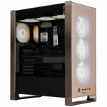 In Win DLITE IW-CS-DLITEBRO-4XM120 Computer Case - ATX Motherboard Supported - Mid-tower - Mesh, SPCC, Tempered Glass, Aluminium, Acrylonitrile Butadiene Styrene (ABS) - Mocha Bronze - Alternate view 6