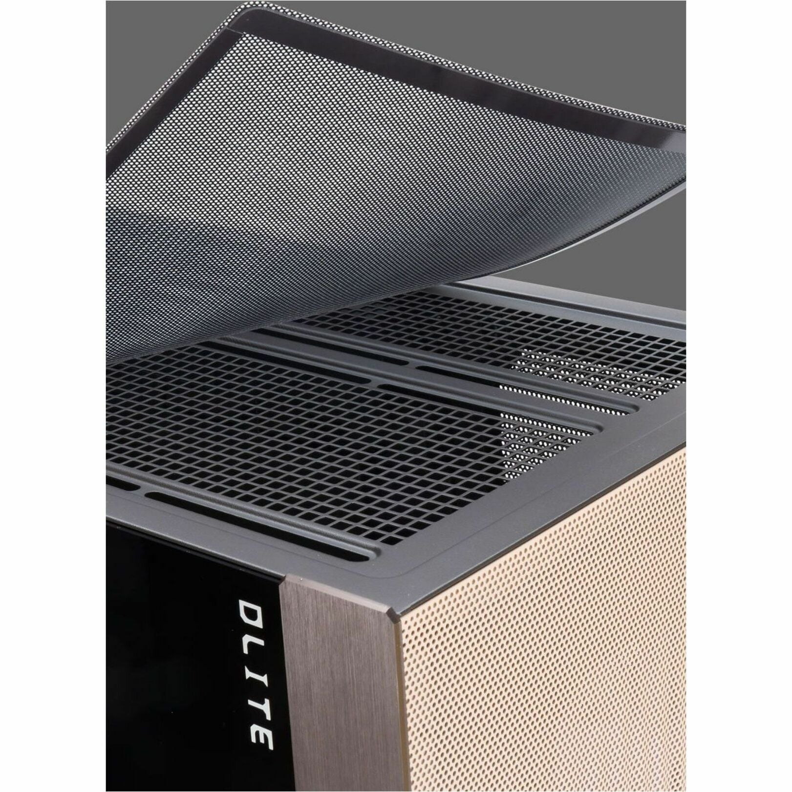 In Win DLITE IW-CS-DLITEBRO-4XM120 Computer Case - ATX Motherboard Supported - Mid-tower - Mesh, SPCC, Tempered Glass, Aluminium, Acrylonitrile Butadiene Styrene (ABS) - Mocha Bronze - Alternate view 9