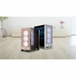 In Win DLITE IW-CS-DLITEBRO-4XM120 Computer Case - ATX Motherboard Supported - Mid-tower - Mesh, SPCC, Tempered Glass, Aluminium, Acrylonitrile Butadiene Styrene (ABS) - Mocha Bronze - Alternate view 10