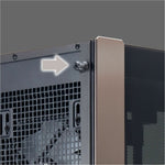 In Win DLITE IW-CS-DLITEBRO-4XM120 Computer Case - ATX Motherboard Supported - Mid-tower - Mesh, SPCC, Tempered Glass, Aluminium, Acrylonitrile Butadiene Styrene (ABS) - Mocha Bronze - Alternate view 8