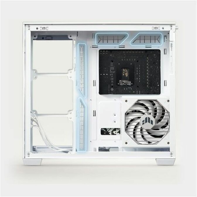 Asus ASUS A32 Case Computer Case - ATX Motherboard Supported - Tempered Glass - White - Alternate view 14