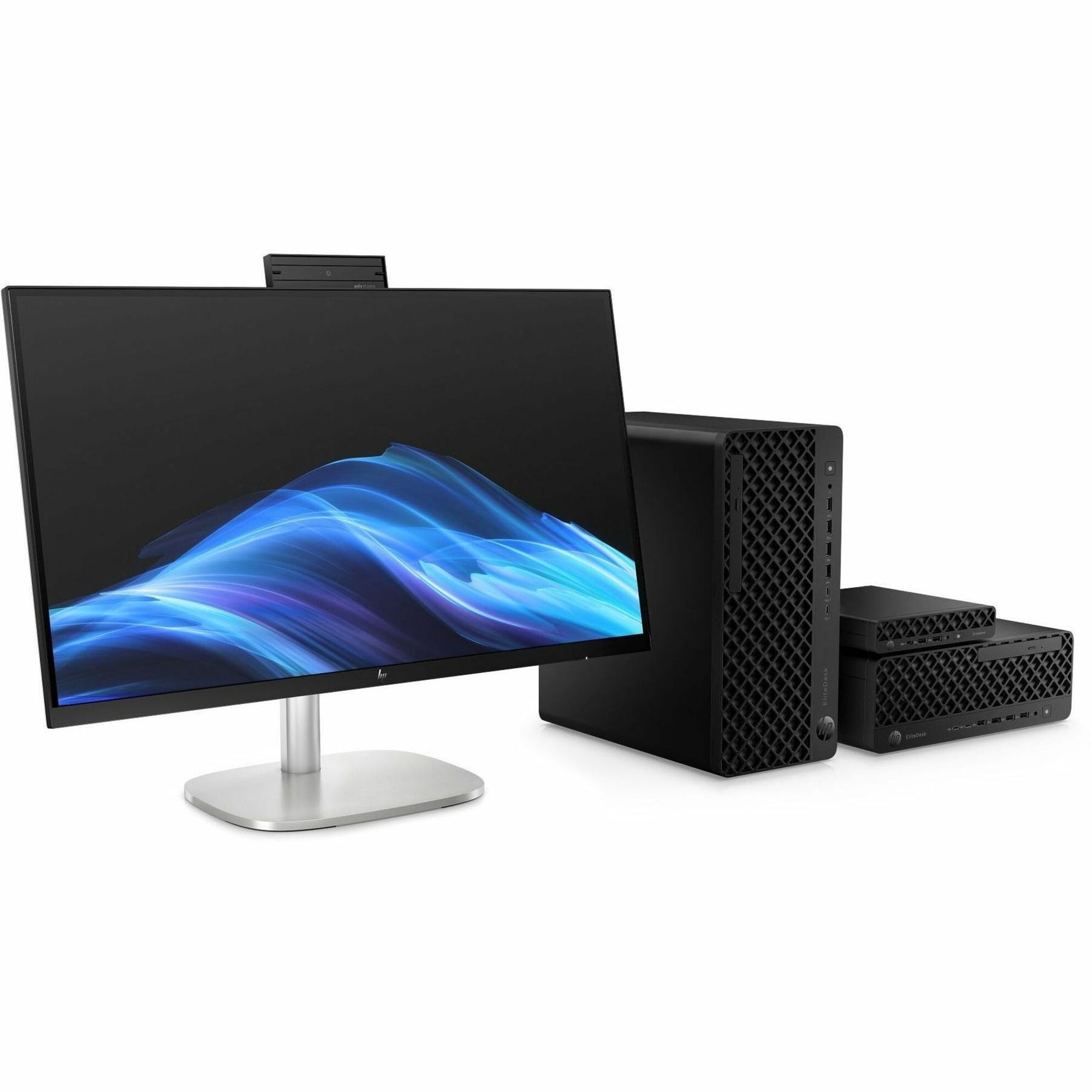 HP EliteDesk 8 G1i Desktop Computer - Intel Core Ultra 7 265 - 32 GB - 1 TB PCI Express NVMe SSD - Small Form Factor - Jack Black