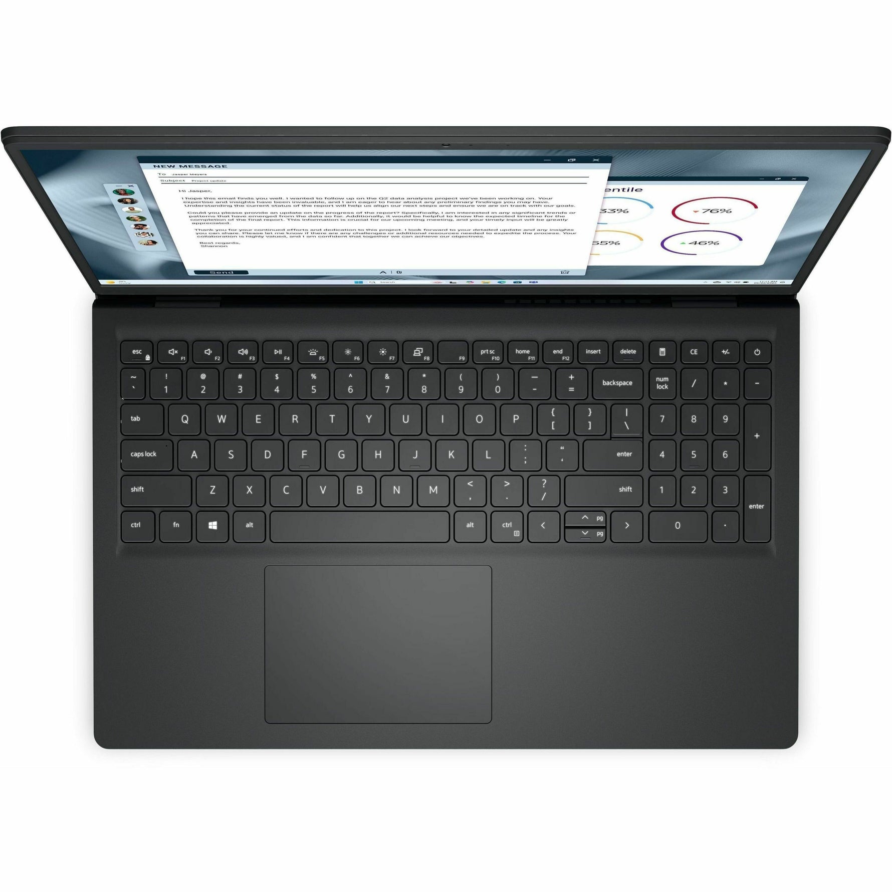Dell Pro 15 Essential PV15250 15.6' Notebook - Full HD - 120 Hz - Intel Core i7 13th Gen i7-1355U - 16 GB - 512 GB SSD - English (US) Keyboard - Carbon Black - Alternate view 7