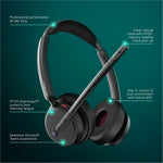 EPOS IMPACT Wireless Over-the-head, On-ear Stereo Headset - Black - Alternate view 6