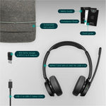 EPOS IMPACT Wireless Over-the-head, On-ear Stereo Headset - Black - Alternate view 12