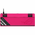 Asus ROG Falchion Ace HFX ZywOo Edition Gaming Keyboard - Cable Connectivity - USB 2.0 Type A Interface - RGB LED - Black - Bottom view