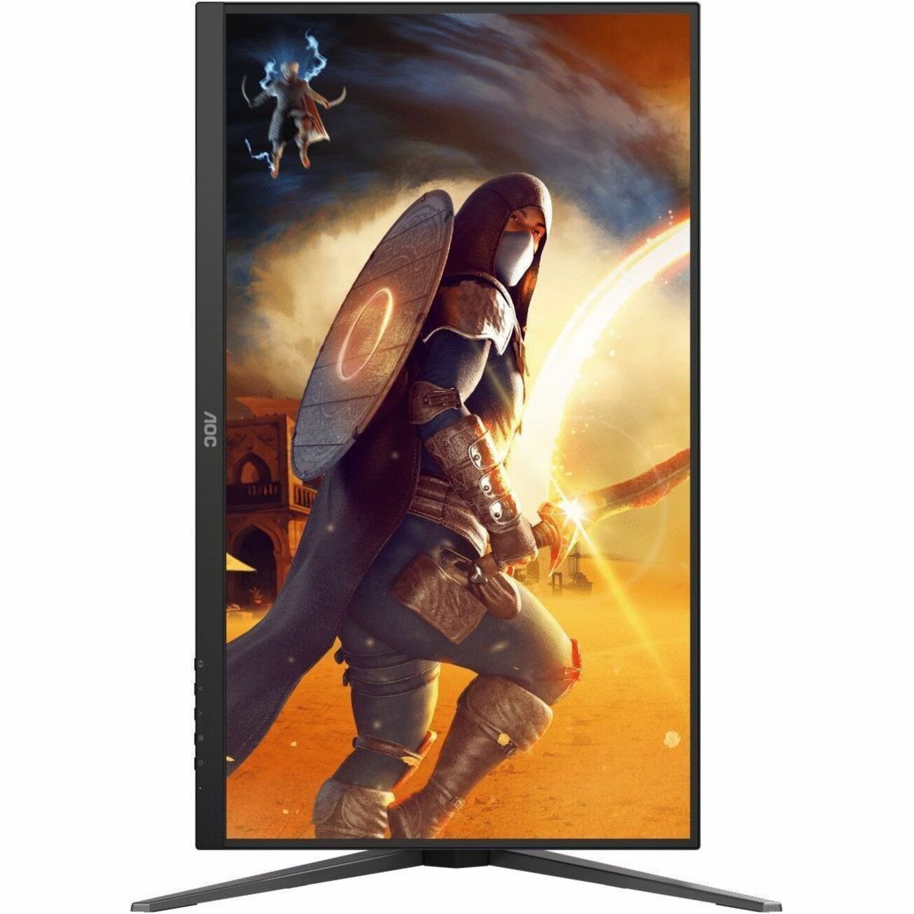 AOC U27G4 27' Class 4K UHD Gaming LCD Monitor - Black, Red