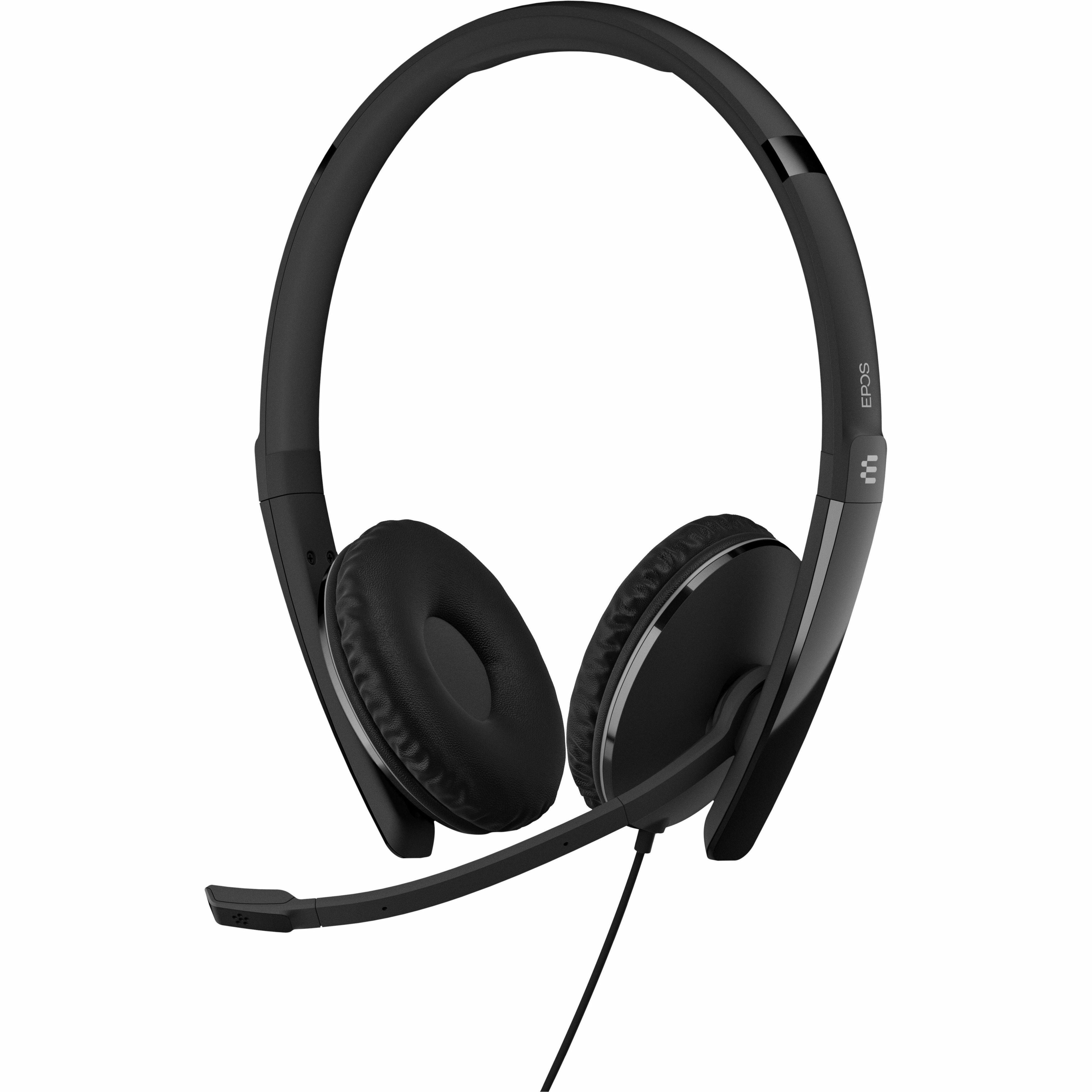 EPOS ADAPT 160 USB II Wired On-ear, Over-the-head Stereo Headset - Black