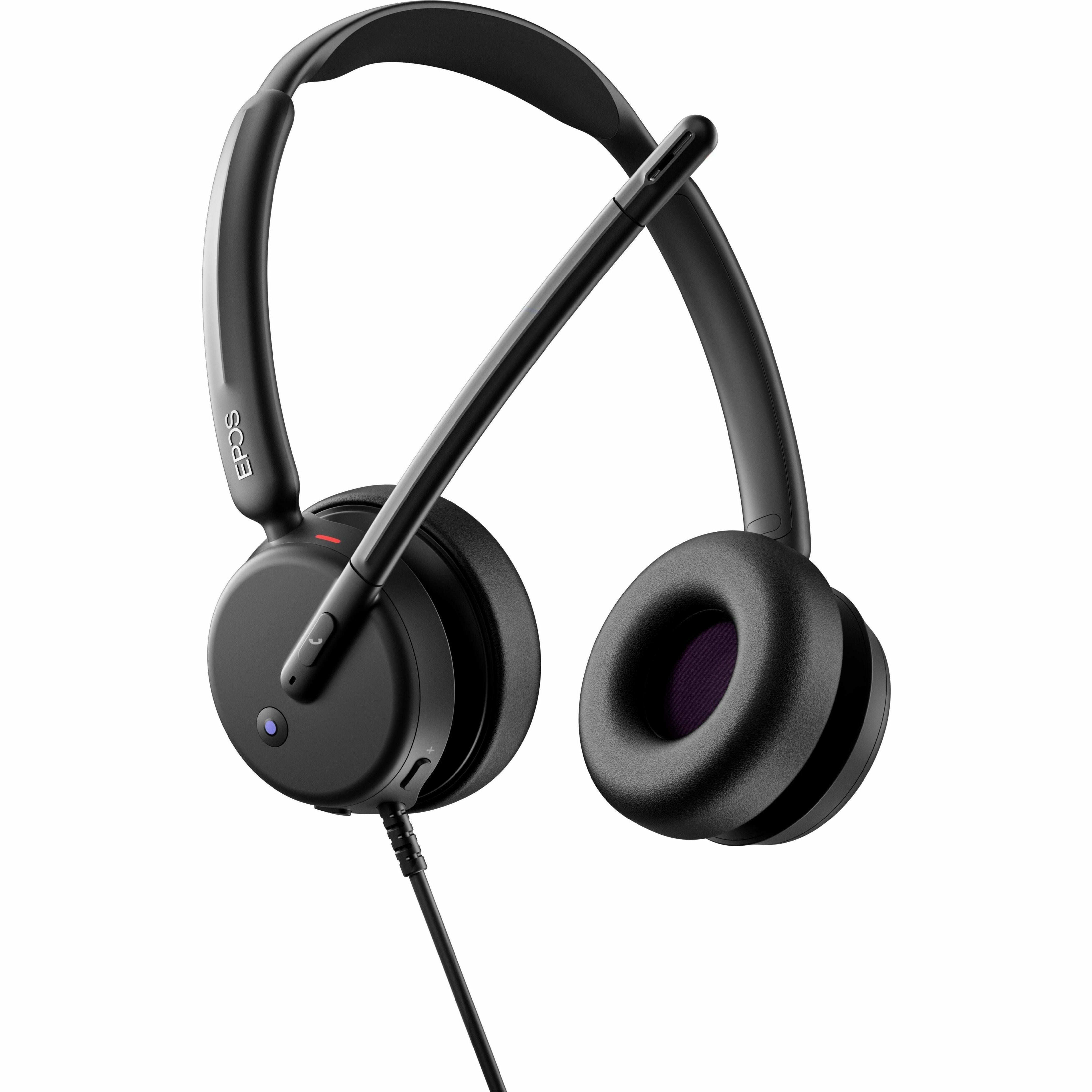 EPOS IMPACT 460T Wired On-ear, Over-the-head Stereo Headset - Black