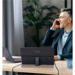 MSI Pro MP165 E6 16' Class Full HD LCD Monitor - 16:9 - Matte Black - Alternate view 6