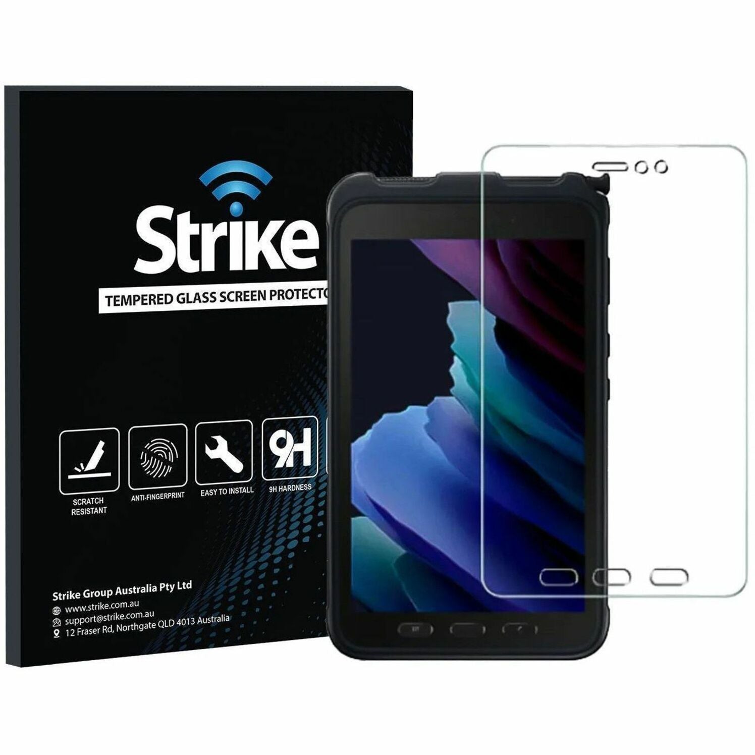 Strike 9H Tempered Glass Anti-glare Screen Protector for Samsung Galaxy Tab Active3, Galaxy Tab Active5