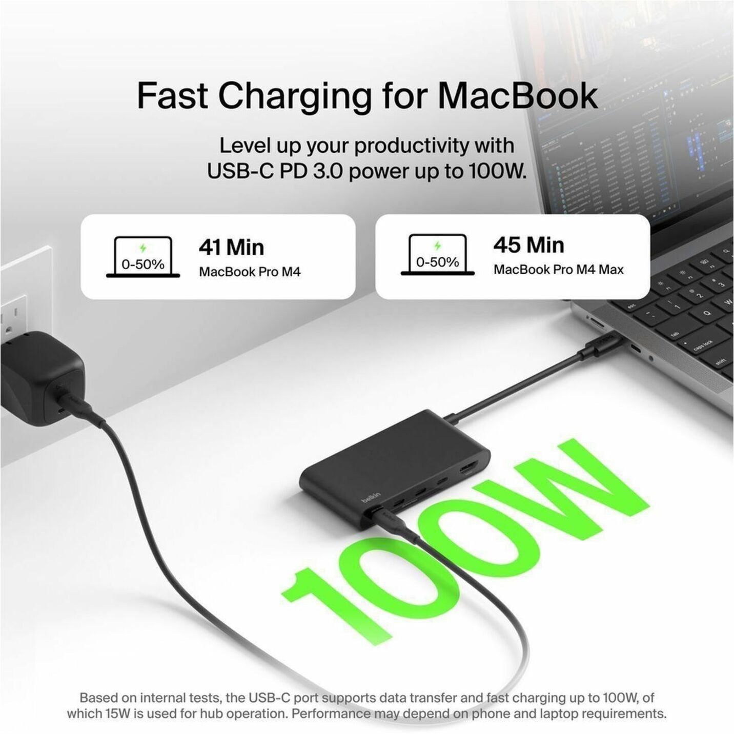 Belkin Connect USB Type C Docking Station for Notebook, Monitor, Hard Drive, Webcam, Tablet, Smartphone, Computer - Charging Capability - Alternate view 9