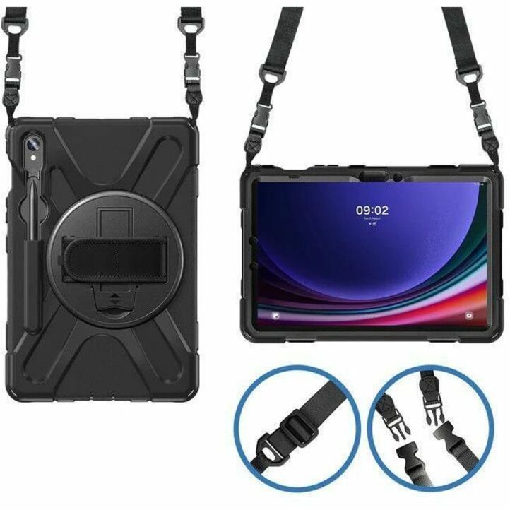 Strike Rugged Rugged Carrying Case Samsung Galaxy Tab S10 FE, Galaxy Tab S10 Lite, Galaxy Tab S7, Galaxy Tab S8, Galaxy Tab S9, Galaxy Tab S9 FE Tablet - Alternate view 10